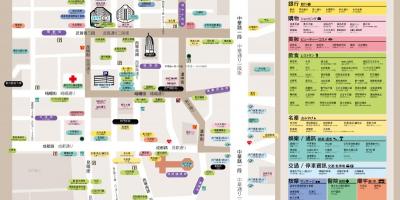 Ximending shopping district map