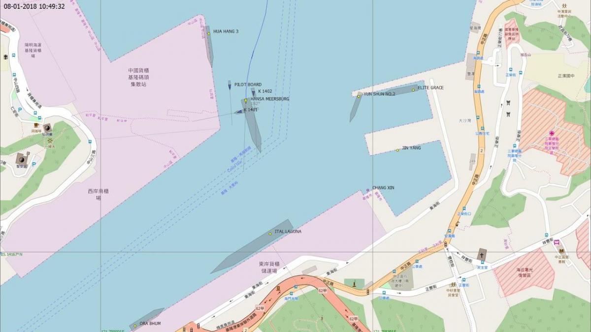 map of keelung port