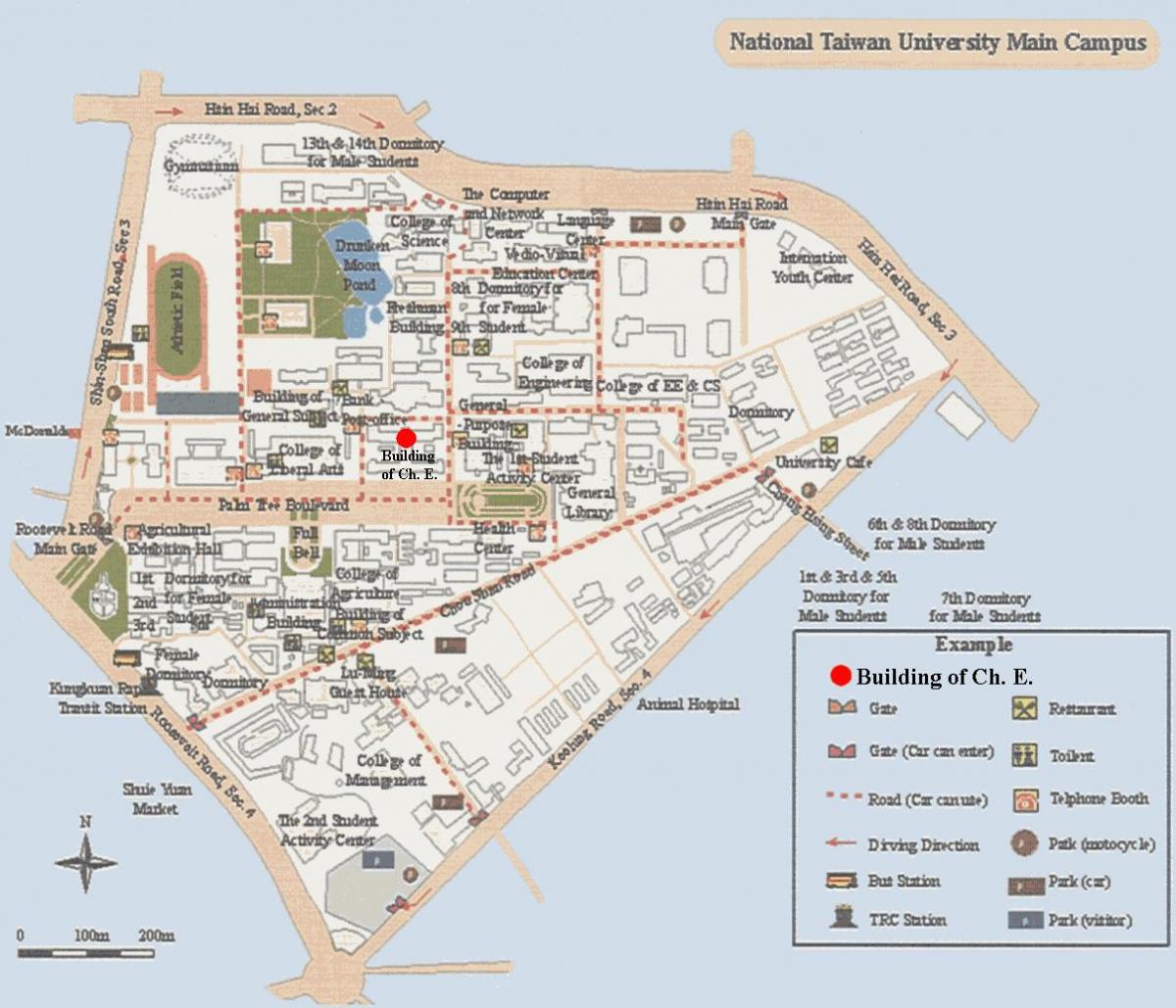 national taiwan university campus map