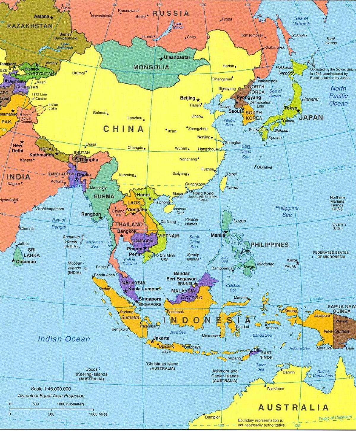 Taipei location on world map