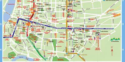 Taipei bus route map