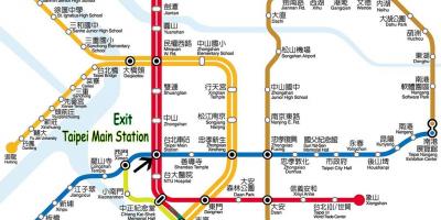 Taipei main train station map